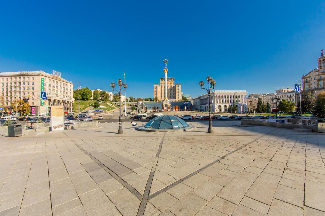 Однокімнатні Апартаменти На Майдані, Дистанційне Заселення 24Х7 Kiev Eksteriør bilde