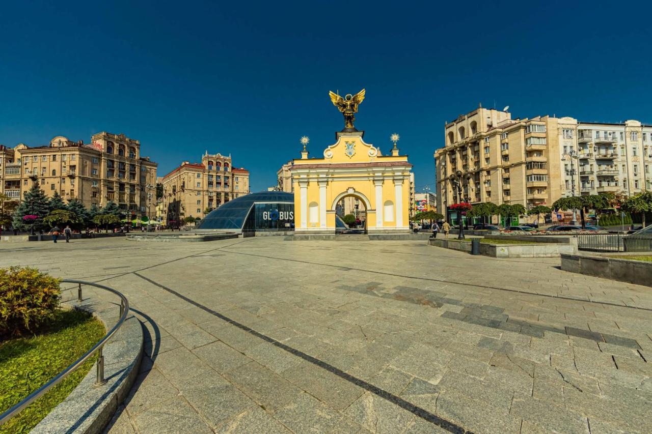 Однокімнатні Апартаменти На Майдані, Дистанційне Заселення 24Х7 Kiev Eksteriør bilde