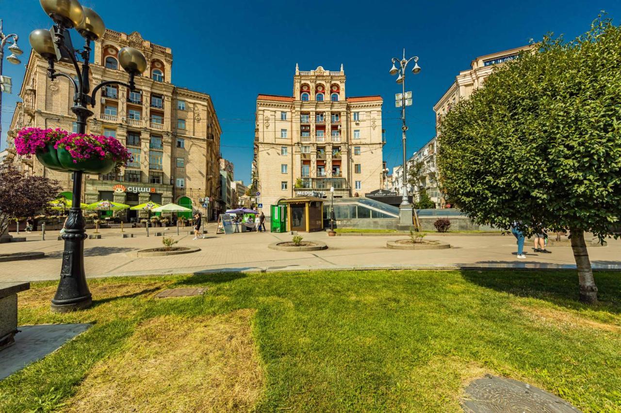 Однокімнатні Апартаменти На Майдані, Дистанційне Заселення 24Х7 Kiev Eksteriør bilde